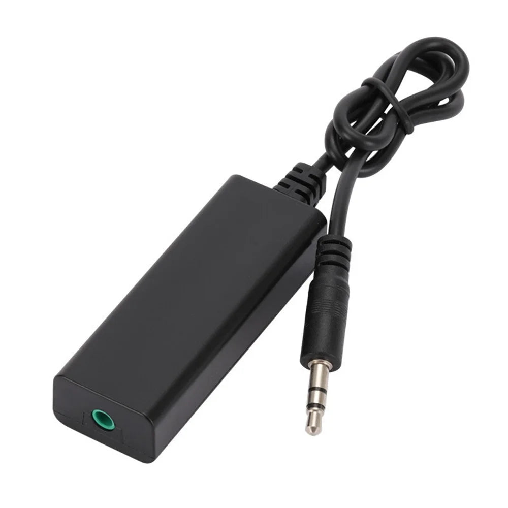 3.5mm Audio Cable Ground Loop Isolator AUX Buzzing Noise Eliminate Anti-interference Filter - 2