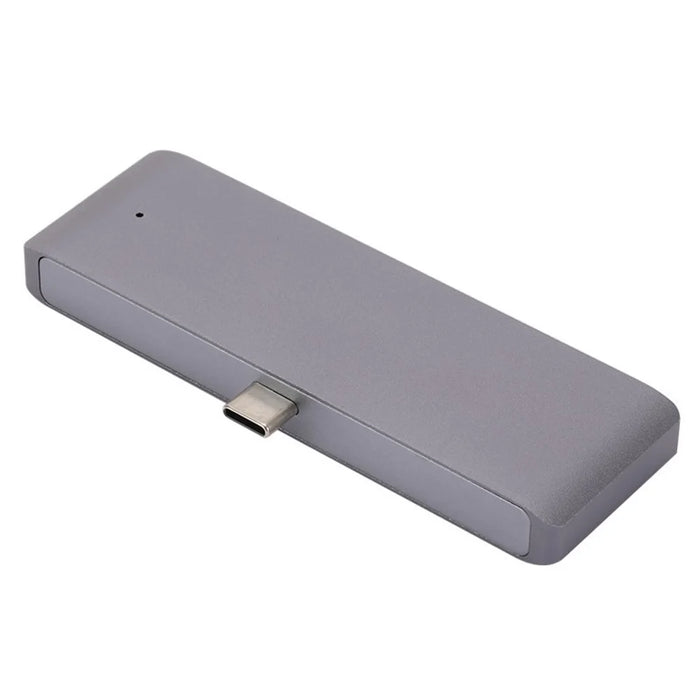 4 in 1 USB C Hub Aluminum Alloy USB C Docking Station Multiport Adapter for iPad Pro - 2
