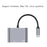 4-in-1 Type-C Docking Station Portable USB-C Hub Adapter Type-C Splitter to USB 3.0+HD+VGA+USB-C - 5