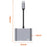 4-in-1 Type-C Docking Station Portable USB-C Hub Adapter Type-C Splitter to USB 3.0+HD+VGA+USB-C - 7