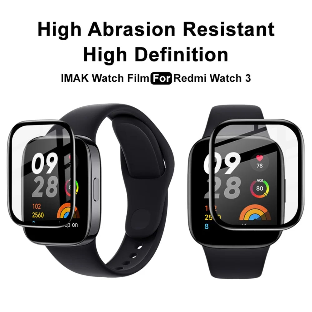 IMAK For Xiaomi Redmi Watch 3 Super Clear Flexible PMMA Smartwatch Screen Film Anti-Scratch Protector - 3