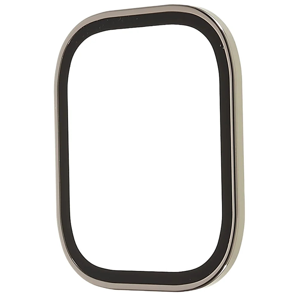 RURIHAI For Apple Watch Ultra 3 / Ultra 2 / Ultra 49mm Watch Screen Protector Titanium Alloy Edge High Aluminum-silicon Glass Screen Film - Gold - 2