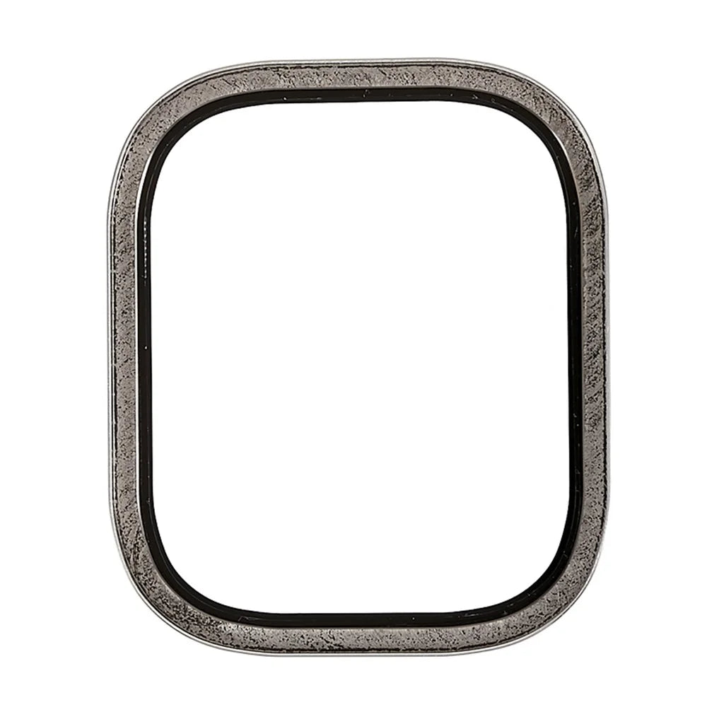 RURIHAI For Apple Watch Ultra 3 / Ultra 2 / Ultra 49mm Watch Screen Protector Titanium Alloy Edge High Aluminum-silicon Glass Screen Film - Gold - 4