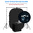 NEEWER NW-506 150x200cm Oval Photography Backdrop Screen Double-sided Photography Background - Black / White - 3