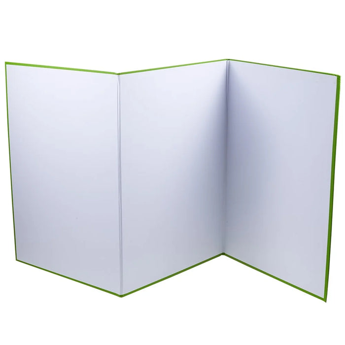 Tri-Fold Light Reflector Board Photography Reflector Cardboard A3 Size Light Diffuser Paperboard (Green and White) - 3