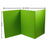 Tri-Fold Light Reflector Board Photography Reflector Cardboard A3 Size Light Diffuser Paperboard (Green and White) - 7