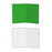 A3 Size Two-Fold Light Reflector Board Photography Reflector Cardboard Light Diffuser Paperboard (Green and White) - 1