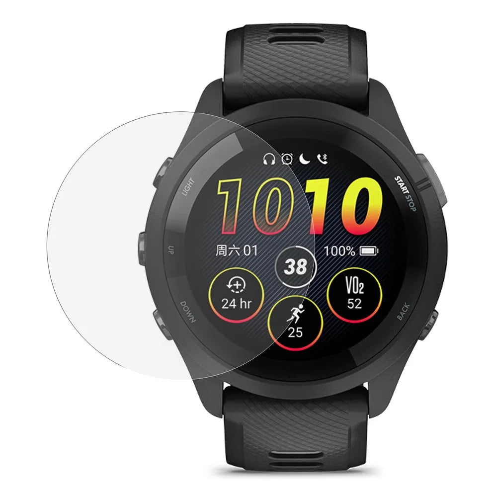 For Garmin Forerunner 265 Watch Screen Protector Sensitive Touch Anti-scratch HD Clear TPU Screen Film - 1