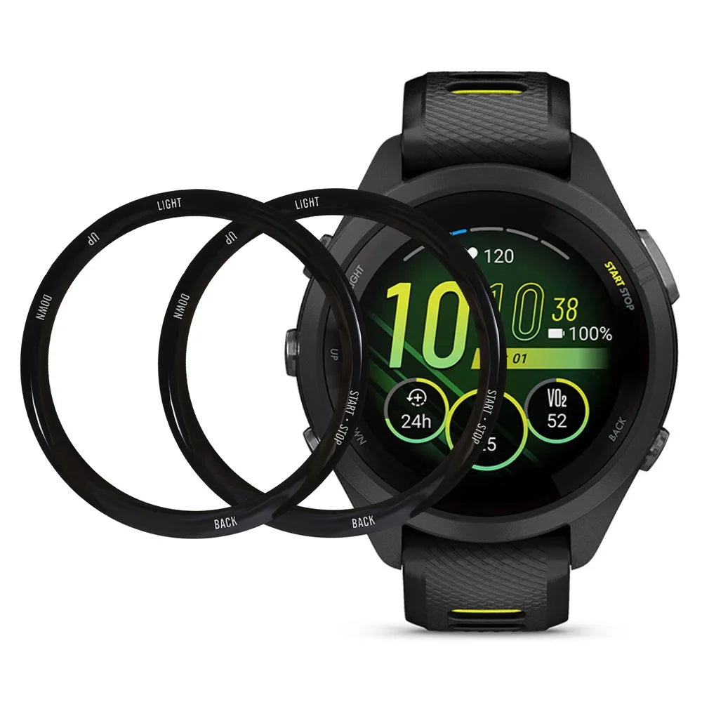 2Pcs / Pack For Garmin Forerunner 265 Watch Screen Protector PMMA 3D Curved HD Clear Film - 1