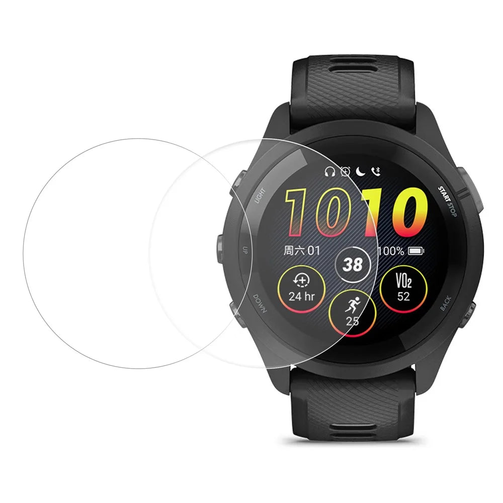 2Pcs / Pack For Garmin Forerunner 265 TPU Screen Protector Scratch-Resistance HD Clear Protective Film - 1