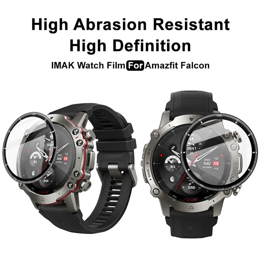 IMAK Screen Protector for Huami Amazfit Falcon Super Clear Flexible PMMA Smartwatch Screen Film - 3