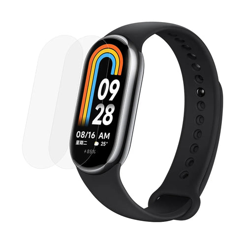 2Pcs / Pack HD Clear Screen Film for Xiaomi Smart Band 8 , Dustproof TPU Smartwatch Screen Protector - 1