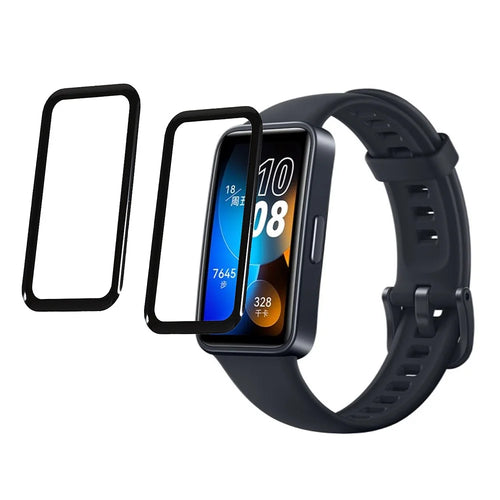 2Pcs / Pack Flexible Screen Protector for Huawei Band 10 / Band 8 / Band 8 NFC / Band 9 / Band 9 NFC Clear PMMA 3D Curved Watch Screen Film - 1