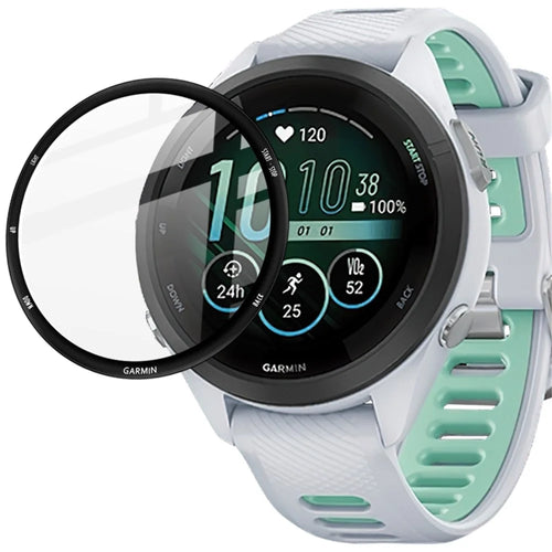IMAK For Garmin Forerunner 265S Watch Screen Protector Tempered Glass HD Sensitive Touch Screen Film - 1