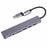 2218TU 8 in 1 USB Hub Adapter USB / Type-C to USB3.0 + 3 USB 2.0 + USB-C + SD / TF + 3.5mm Docking Station - 1