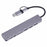 2218TU 8 in 1 USB Hub Adapter USB / Type-C to USB3.0 + 3 USB 2.0 + USB-C + SD / TF + 3.5mm Docking Station - 3