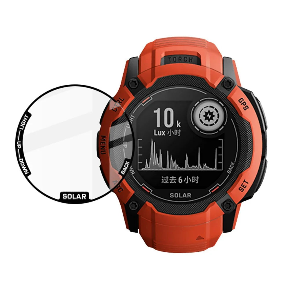 IMAK For Garmin Instinct 2X Tempered Glass Screen Protector Full-Screen Coverage Anti-Scratch Ultra HD Film - 4