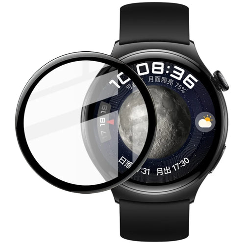 IMAK For Huawei Watch 4 Anti-Dust Ultra Clear Tempered Glass Film Watch Screen Protector - 1
