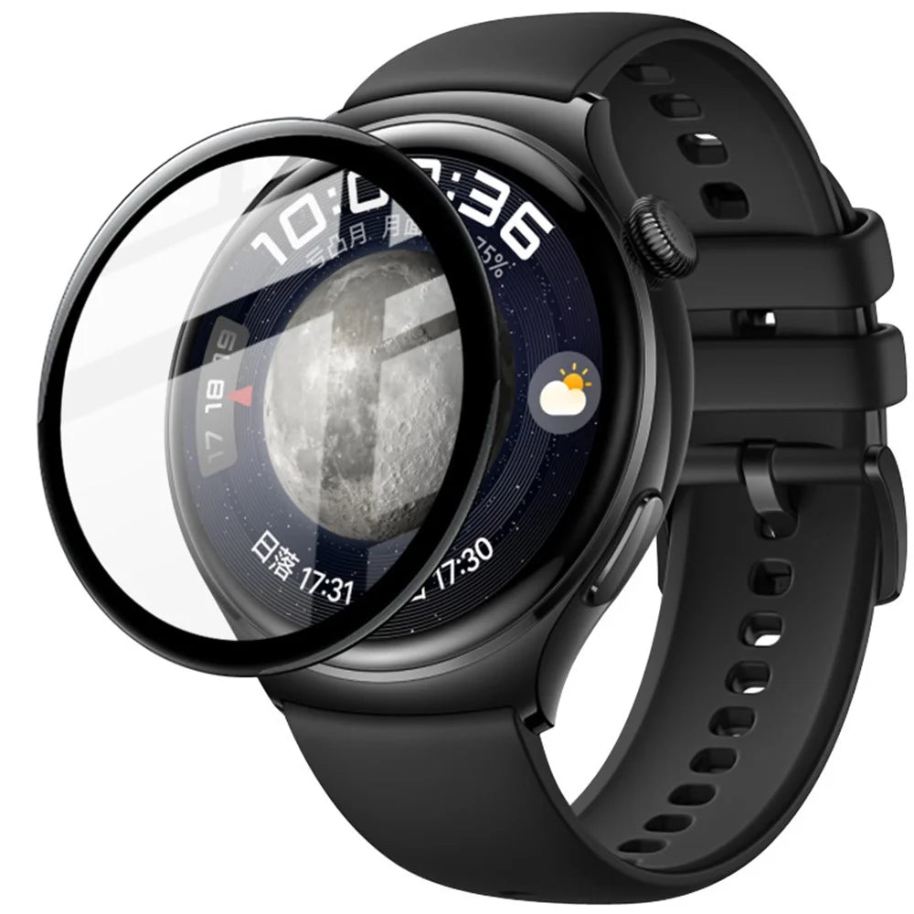 IMAK For Huawei Watch 4 Anti-Dust Ultra Clear Tempered Glass Film Watch Screen Protector - 5