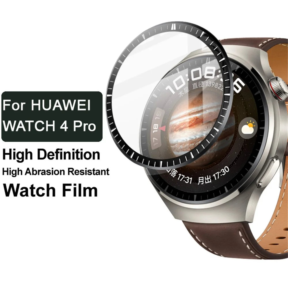 IMAK Tempered Glass Screen Protector For Huawei Watch 4 Pro Anti-Scratch Clear Watch Screen Film - 3