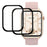 2Pcs / Pack Purple Light Screen Protector for COLMI C80 Bubble Free PMMA Watch Screen Film - 1