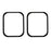 2Pcs / Pack Purple Light Screen Protector for COLMI C80 Bubble Free PMMA Watch Screen Film - 2
