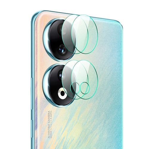 ENKAY HAT PRINCE 2 Set Camera Lens Protector for Honor 90 , HD 0.2mm 9H High Aluminum-silicon Glass Lens Film - 1