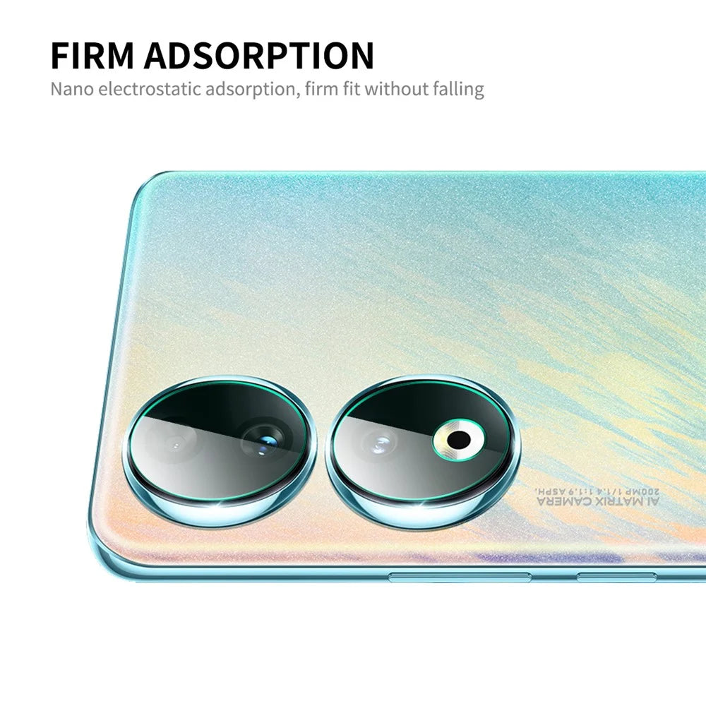 ENKAY HAT PRINCE 2 Set Camera Lens Protector for Honor 90 , HD 0.2mm 9H High Aluminum-silicon Glass Lens Film - 3