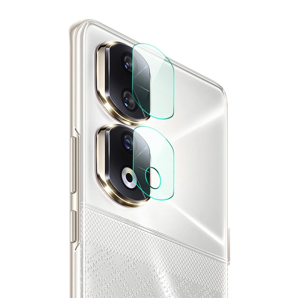 ENKAY HAT PRINCE 1 Set 0.2mm Camera Lens Protector for Honor 90 Pro , 9H High Aluminum-silicon Glass Camera Rear Lens Film - 1