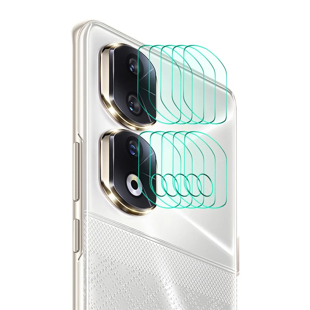 ENKAY HAT PRINCE 5 Set for Honor 90 Pro Camera Lens Protector 0.2mm 9H High Aluminum-silicon Glass Clear Back Lens Film - 1