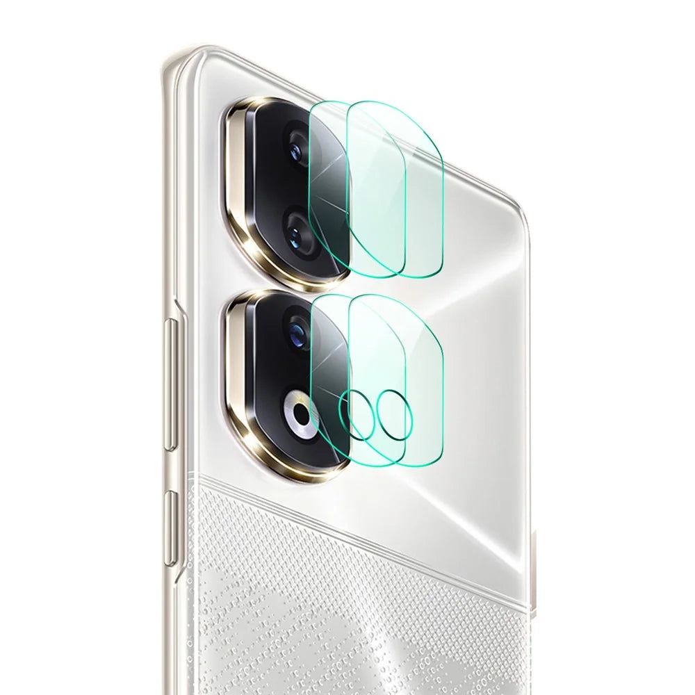 ENKAY HAT PRINCE 2 Set Back Lens Film for Honor 90 Pro , 9H High Aluminum-silicon Glass 0.2mm HD Camera Lens Protector - 1