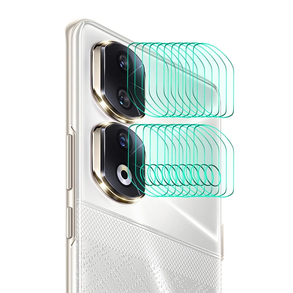 ENKAY HAT PRINCE 10 Set for Honor 90 Pro Camera Lens Protector 0.2mm 9H High Aluminum-silicon Glass Back Lens Cover - 1
