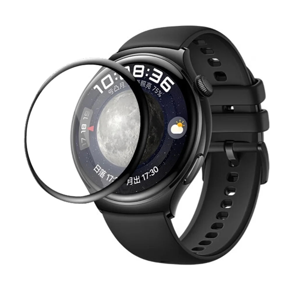 RURIHAI For Huawei Watch 4 Full Glue Smartwatch Screen Film PMMA 3D Curved Screen Covering Guard - 1