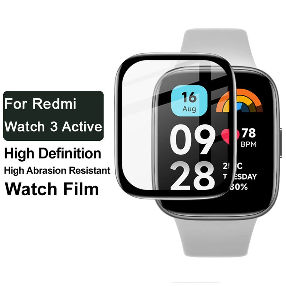 IMAK For Xiaomi Redmi Watch 3 Active HD Clear PMMA Screen Film Guard Watch Screen Protector - 3