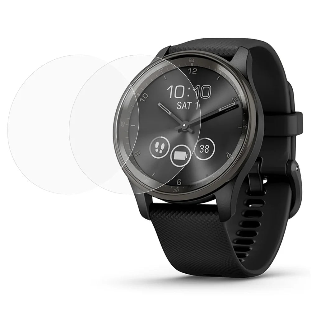 2Pcs / Pack For Garmin vivomove Trend Anti-scratch Screen Protector Ultra Clear TPU Watch Screen Film - 1