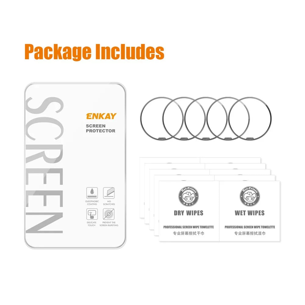 ENKAY HAT PRINCE 5Pcs  /  Set for Garmin epix Pro (Gen 2) 47mm 3D Curved Soft PC Edge+PMMA HD Clear Film Full Cover Screen Protector - 7