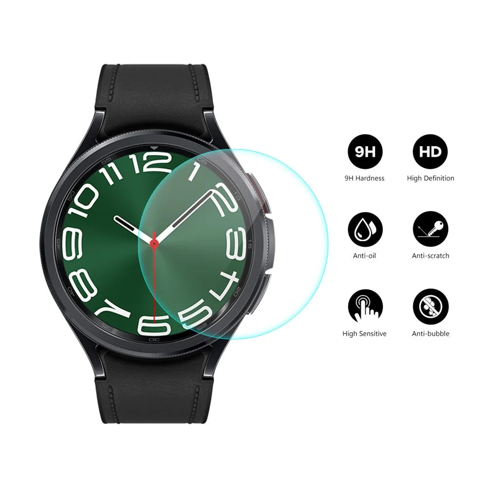 ENKAY HAT PRINCE 2PCS For Samsung Galaxy Watch6 Classic 47mm / Watch Ultra (2025) 47mm / Ultra 47mm HD Watch Film 0.2mm 9H High Aluminum-Silicon Glass Screen Protector - 2