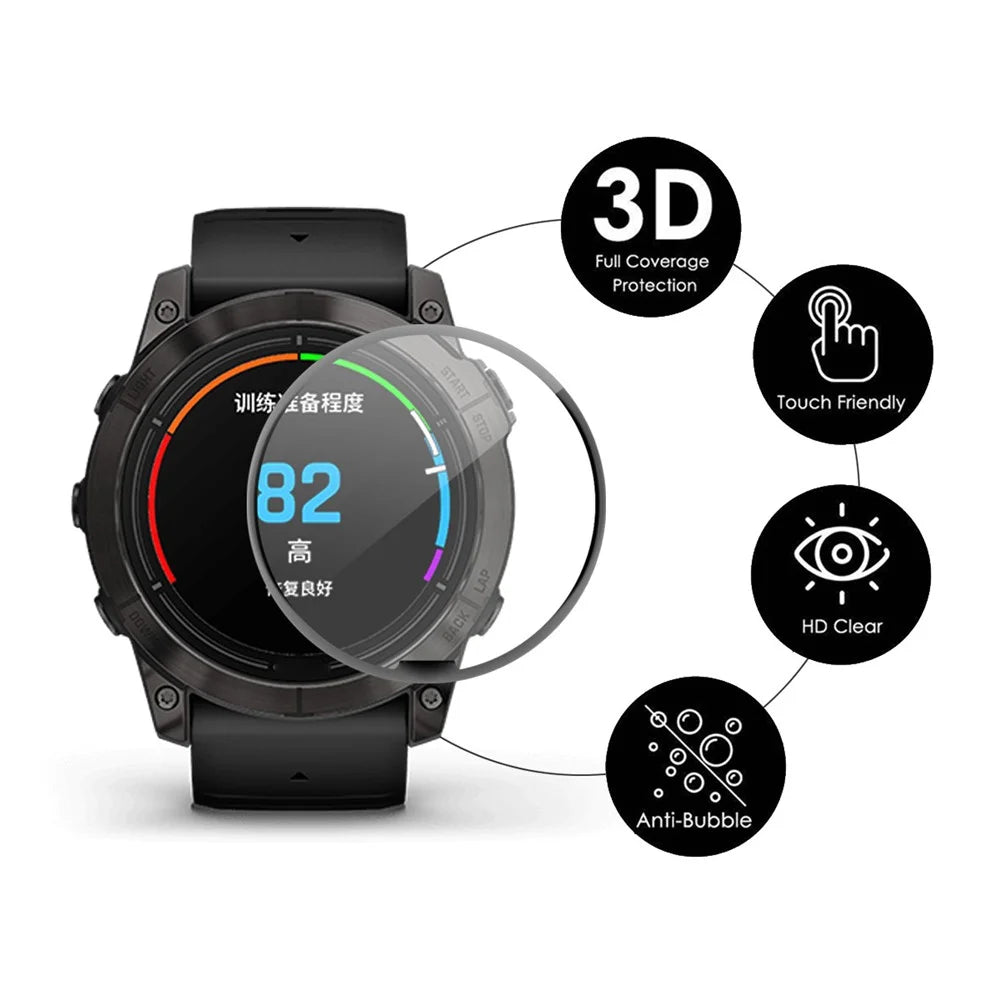 ENKAY HAT PRINCE 2Pcs  /  Set for Garmin epix Pro (Gen 2) 47mm Full Cover Watch Screen Film 3D Curved Soft PC Edge+PMMA Screen Protector - 2