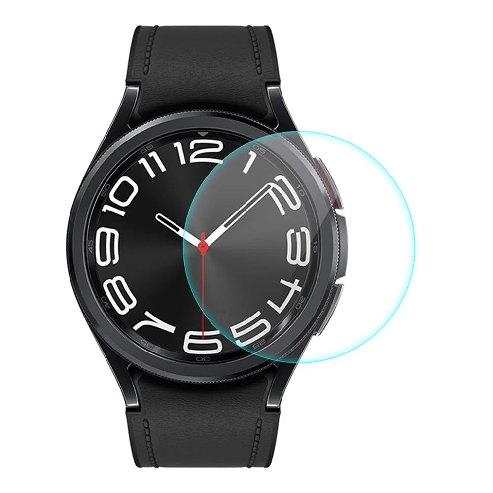 ENKAY HAT PRINCE Watch Film for Samsung Galaxy Watch6 Classic 43mm , 0.2mm 9H Clear High Aluminum-silicon Glass Screen Protector - 1