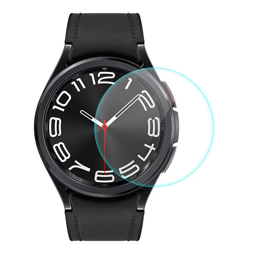 ENKAY HAT PRINCE Watch Film for Samsung Galaxy Watch6 Classic 43mm , 0.2mm 9H Clear High Aluminum-silicon Glass Screen Protector - 1