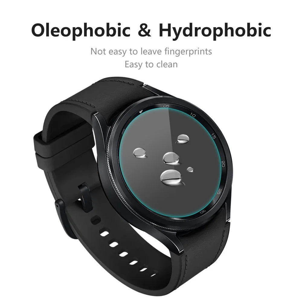 ENKAY HAT PRINCE Watch Film for Samsung Galaxy Watch6 Classic 43mm , 0.2mm 9H Clear High Aluminum-silicon Glass Screen Protector - 4