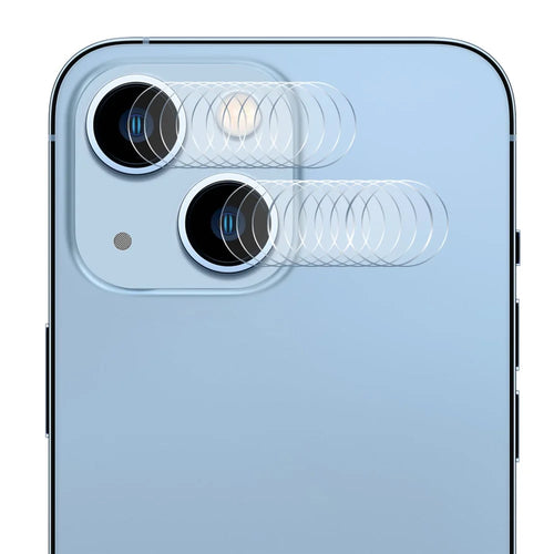 ENKAY HAT PRINCE 10 Group / Set For iPhone 15 / 15 Plus 0.2mm 9H High Aluminum-silicon Glass Back Camera Lens Protector Film (2Pcs / Group) - 1