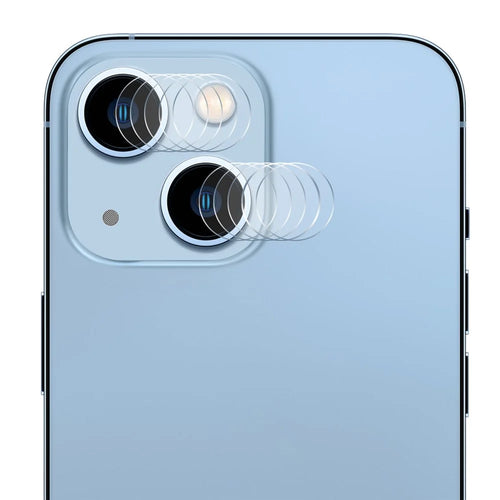 ENKAY HAT PRINCE 5 Group / Set Back Camera Lens Protector for iPhone 15 / 15 Plus , 0.2mm 9H High Aluminum-silicon Glass Film (2Pcs / Group) - 1