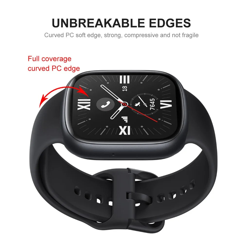 ENKAY HAT PRINCE For Honor Watch 4 HD Clear PMMA Complete Cover Screen Protector 3D Curved Soft PC Edge Watch Film - 4