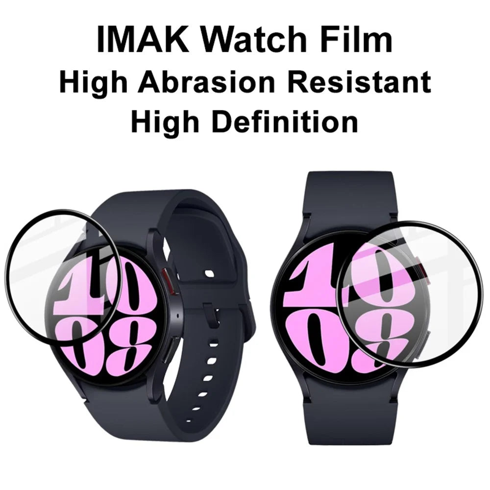 IMAK Screen Protector for Samsung Galaxy Watch6 44mm Bubble Free HD Flexible PMMA Film - 3