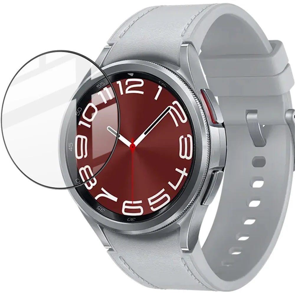 IMAK PMMA Screen Protector for Samsung Galaxy Watch6 Classic 43mm (Bluetooth-compatible Version) , HD Anti-Bubble Soft Film - 6