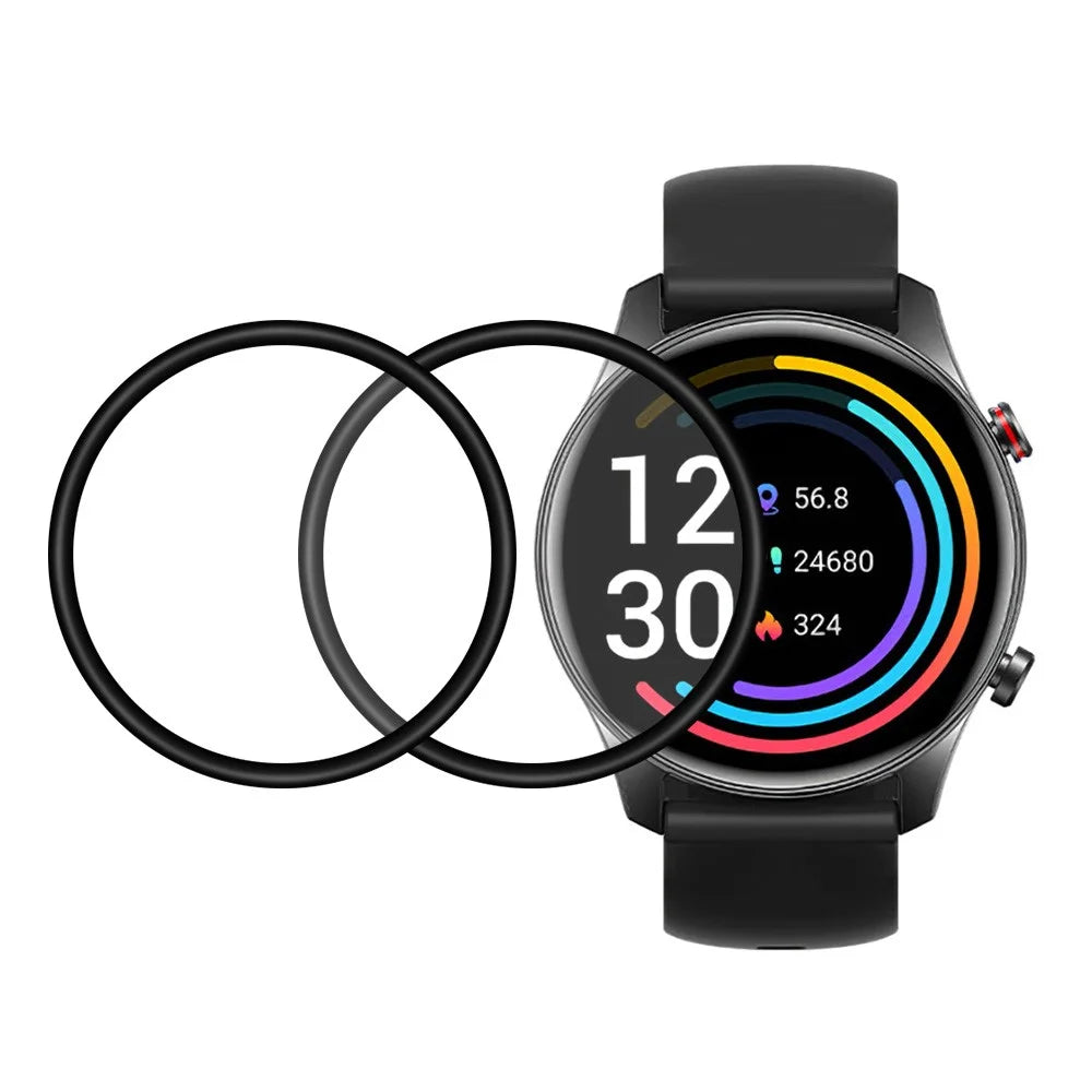 2Pcs / Pack For ZTE Red Magic Watch Vitality Edition Screen Protector High Definition PMMA Watch Screen Film - 1