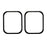 2Pcs / Pack Watch Screen Protector for Kieslect Calling Watch Ks , PMMA Ultra Clear Anti-scratch Screen Film - 2