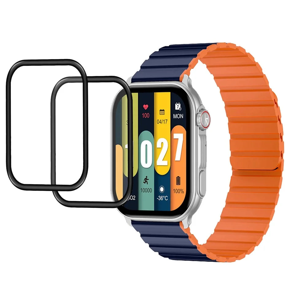 2Pcs / Pack For Kieslect Calling Watch Ks Pro Watch Screen Protector Ultra Clear PMMA Protective Film - 1