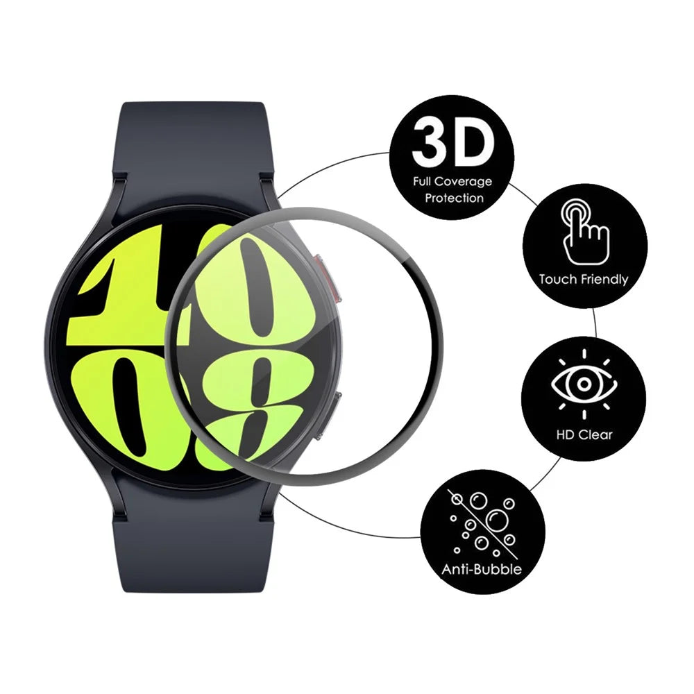 ENKAY HAT PRINCE 2Pcs / Set for Samsung Galaxy Watch7 44mm / Watch6 44mm Full Screen Protector 3D Curved Soft PC Edge+PMMA Watch Film - 2